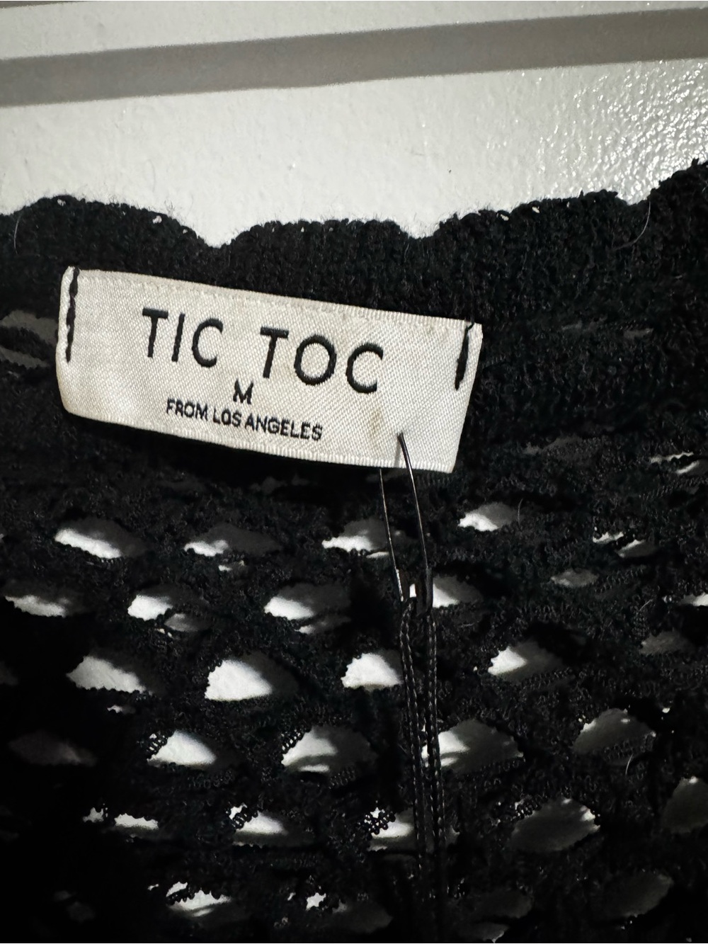 Kids Black Crochet Bottoms